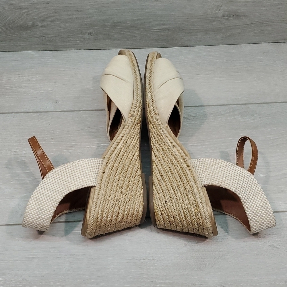 Lucky Brand Womens Kavala Espadrille Wedge Ankle Strap Sandals shoes sz 10B - Picture 8 of 13